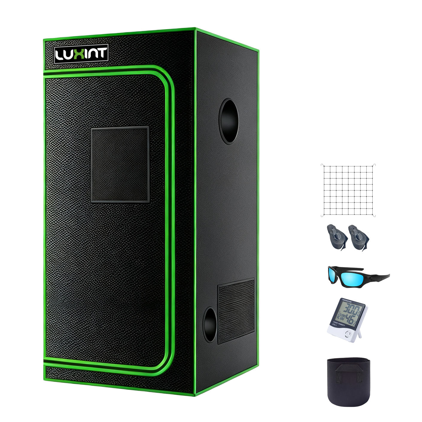 Grow Tent 2x2, 1-2 Plants Use, 600D Light-proof Oxford, 24″ x 24″ x 56″, For Indoor Plants Growing