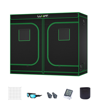 Grow Tent 8x4, 8-14 Plants Use, 600D Light-proof Oxford, 96″ x 48″ x 80″, For Indoor Plants Growing