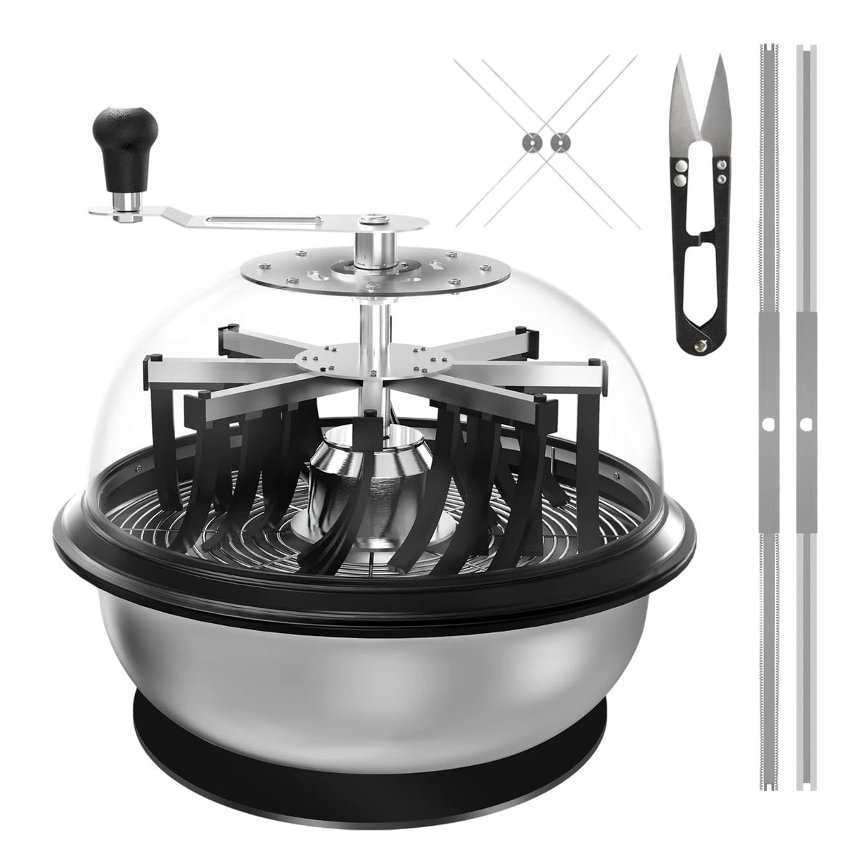 Bowl herb trimmer, bowl trimmer wet or dry LUXINTGROW bowl trimmer for home growers
