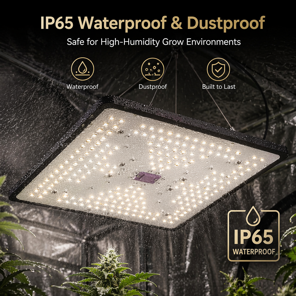 Full Spectrum Quantum Board LED Grow Light,100W Smart Dimmable & High PPFD for Indoor Plants Seedling Vegetables Bloom