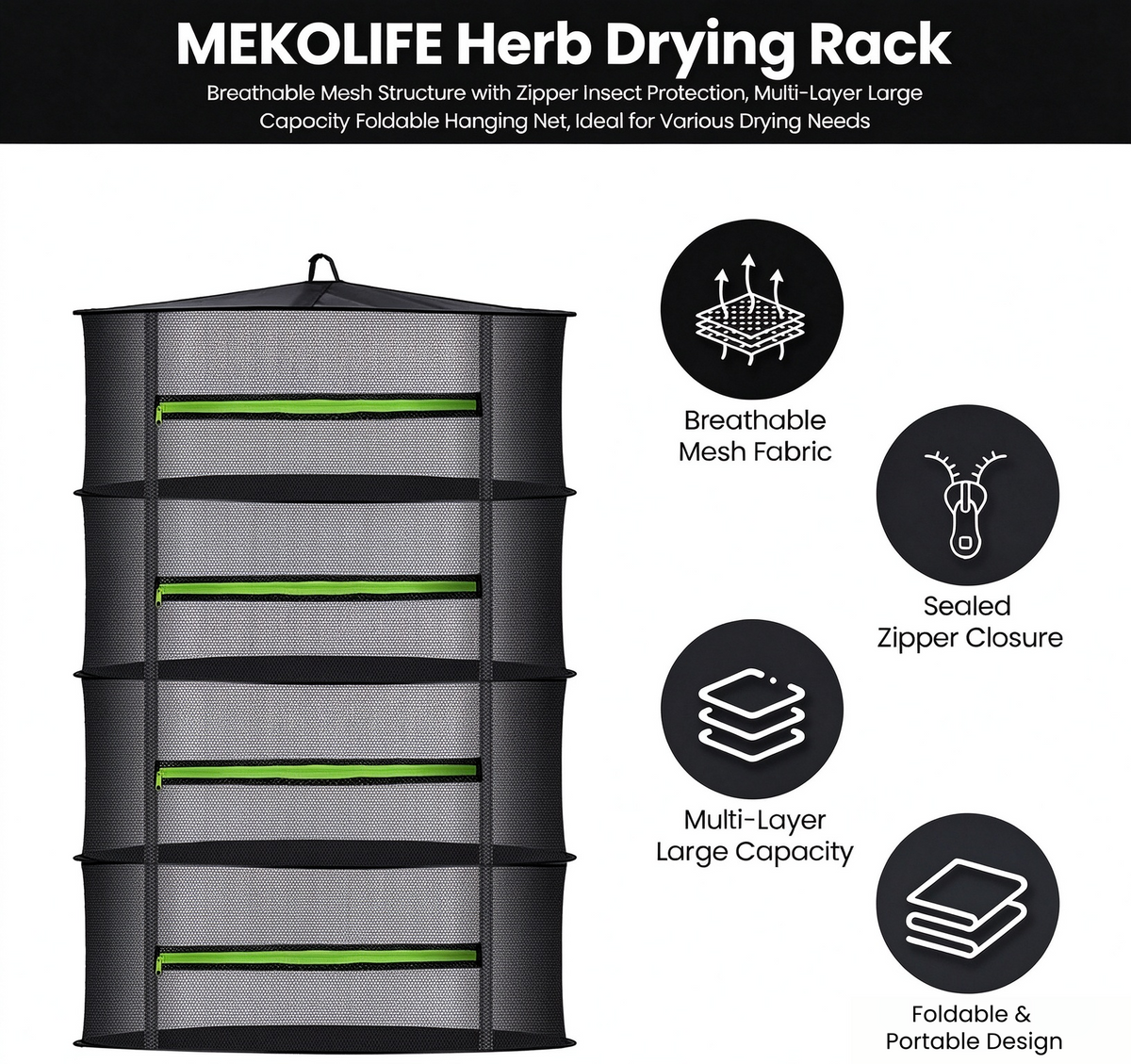 Drying rack for herbs and flowers, metal herb drying rack for indoor harvest