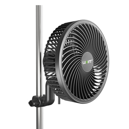 RF6 Oscillating Clip Fan For Grow Tent - EC Motor, Auto Oscillation Fan, Air Circulator