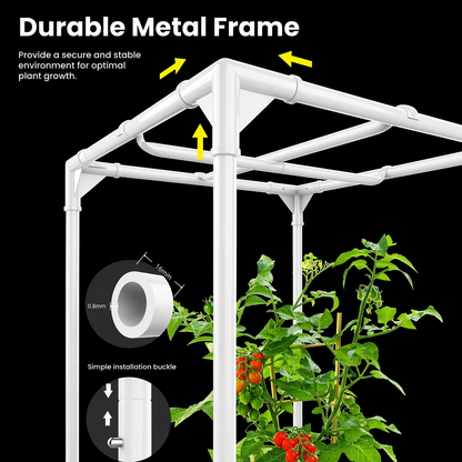LUXINT 4x4 Starter Grow Tent Kit – 360W LED, 6" Inline Fan & Carbon Filter for Beginners