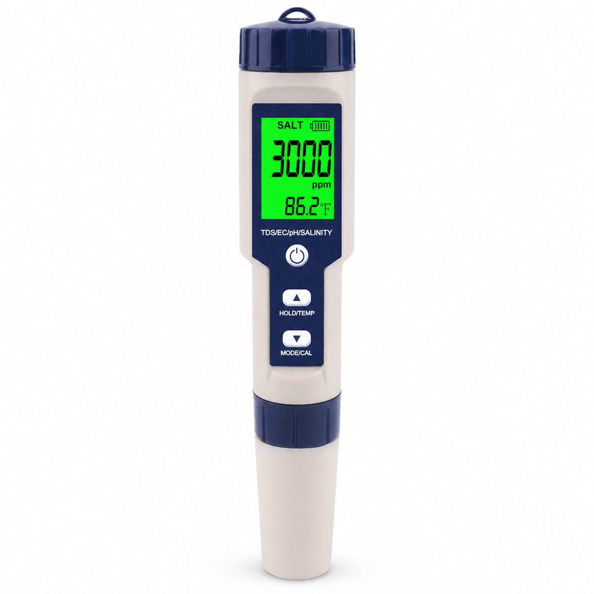 5-in-1 Digital PH Meter with Salinity/TDS/EC/Temperature Function for Hydroponic Cultivation Plants Growing