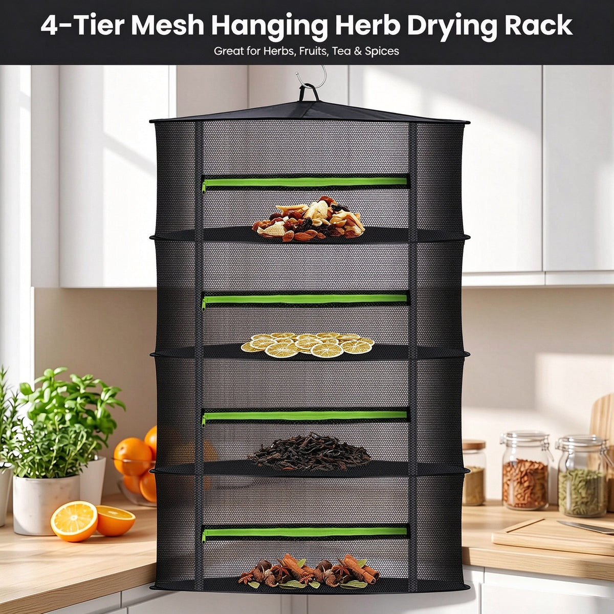 LUXINT mesh drying rack, hanging mesh drying rack for herbs, weed and knitwear sweaters